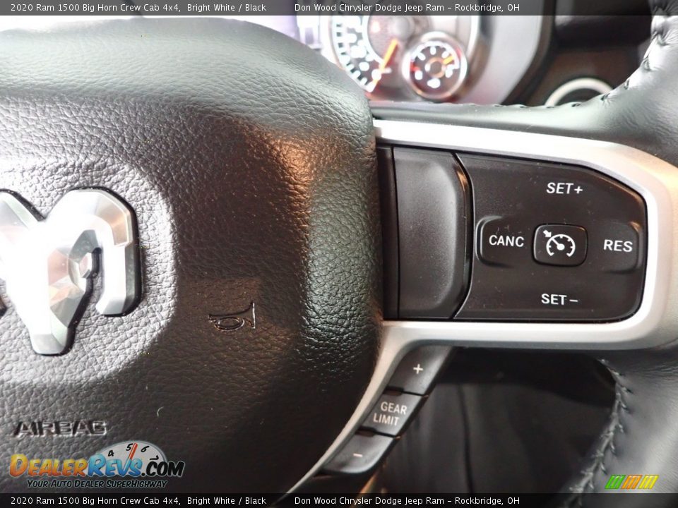 2020 Ram 1500 Big Horn Crew Cab 4x4 Bright White / Black Photo #18