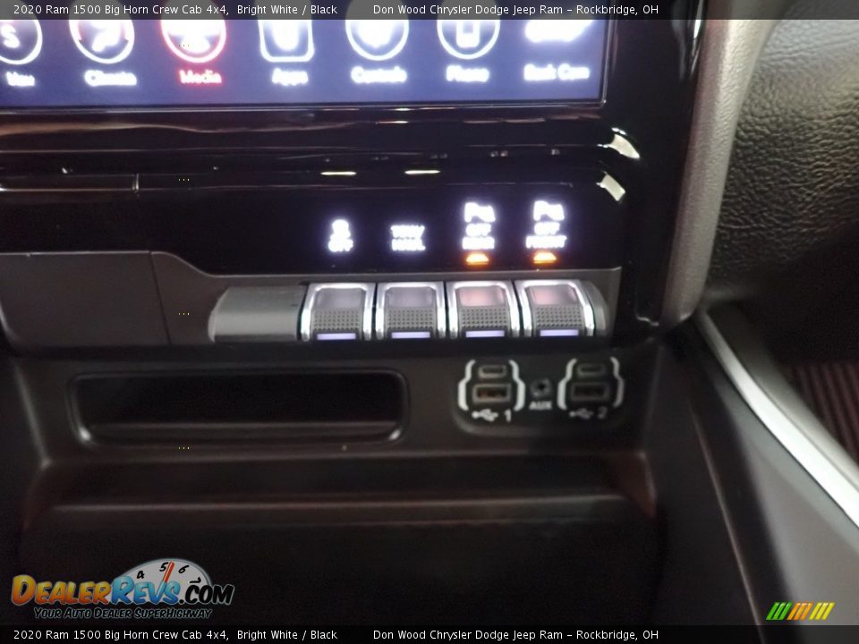 2020 Ram 1500 Big Horn Crew Cab 4x4 Bright White / Black Photo #21