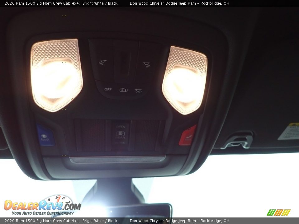 2020 Ram 1500 Big Horn Crew Cab 4x4 Bright White / Black Photo #22