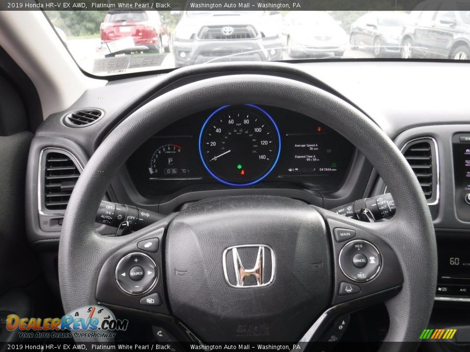 2019 Honda HR-V EX AWD Platinum White Pearl / Black Photo #29