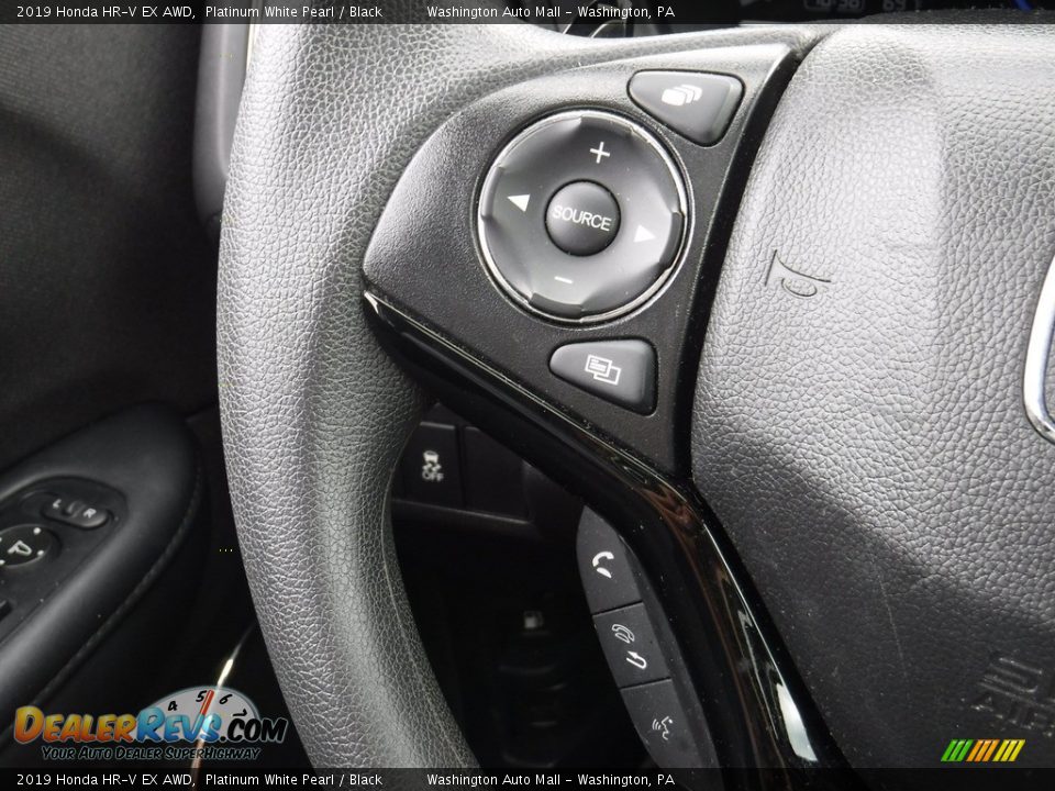 2019 Honda HR-V EX AWD Platinum White Pearl / Black Photo #30