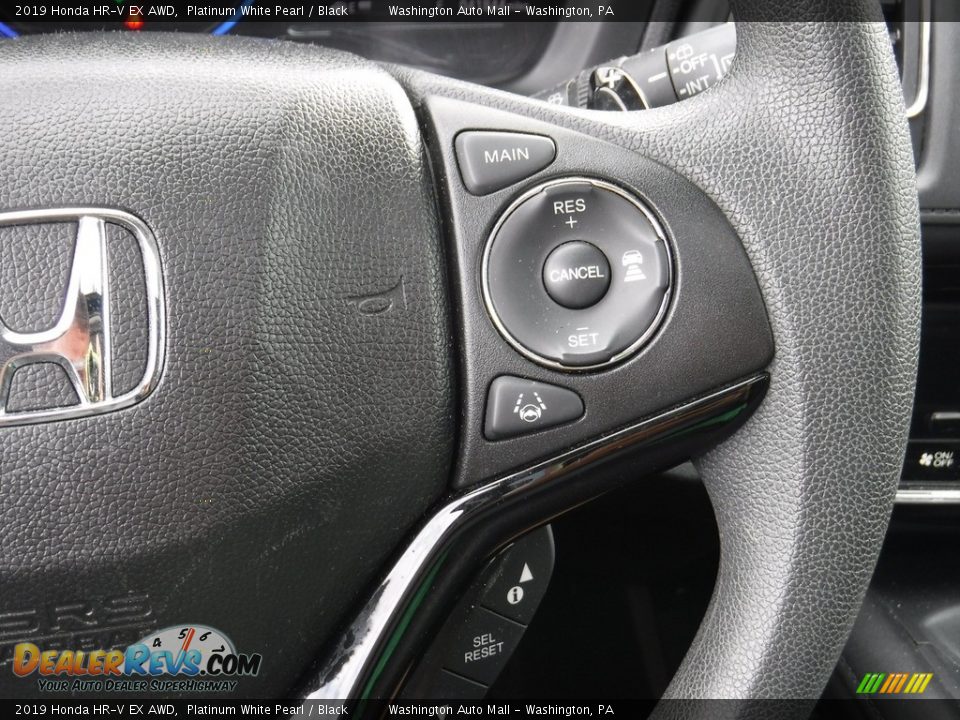 2019 Honda HR-V EX AWD Platinum White Pearl / Black Photo #31