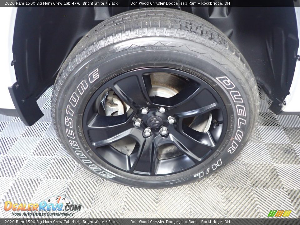 2020 Ram 1500 Big Horn Crew Cab 4x4 Bright White / Black Photo #33