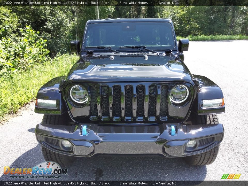 2022 Jeep Wrangler Unlimited High Altitude 4XE Hybrid Black / Black Photo #3