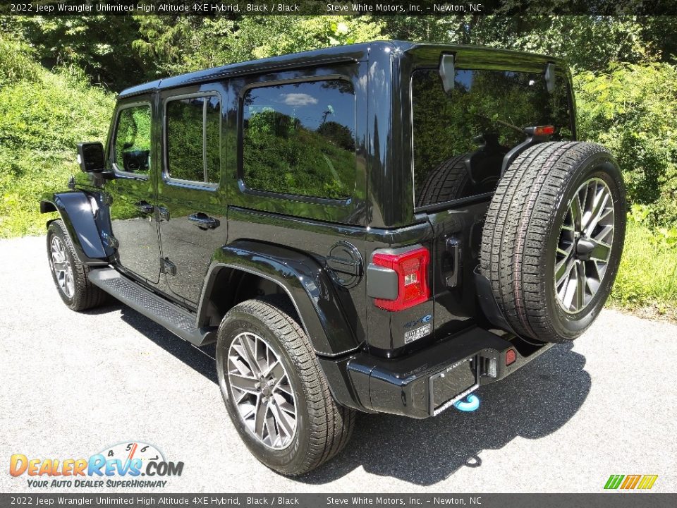 2022 Jeep Wrangler Unlimited High Altitude 4XE Hybrid Black / Black Photo #8