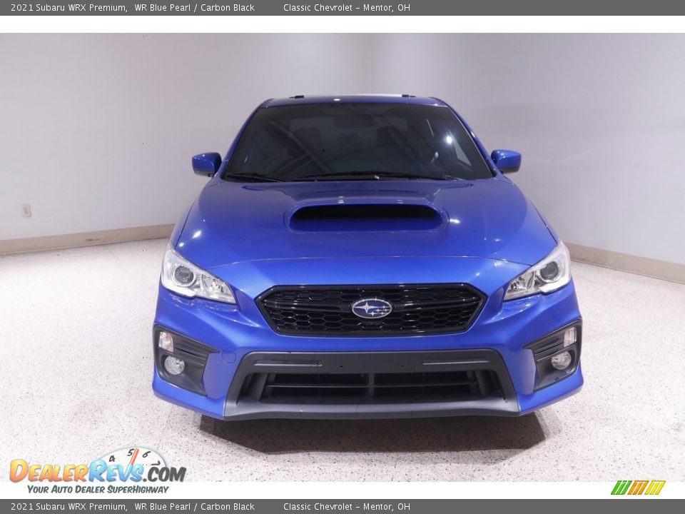 2021 Subaru WRX Premium WR Blue Pearl / Carbon Black Photo #2