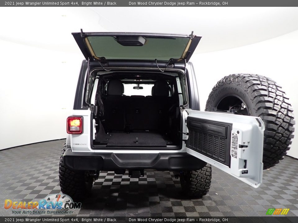 2021 Jeep Wrangler Unlimited Sport 4x4 Bright White / Black Photo #9