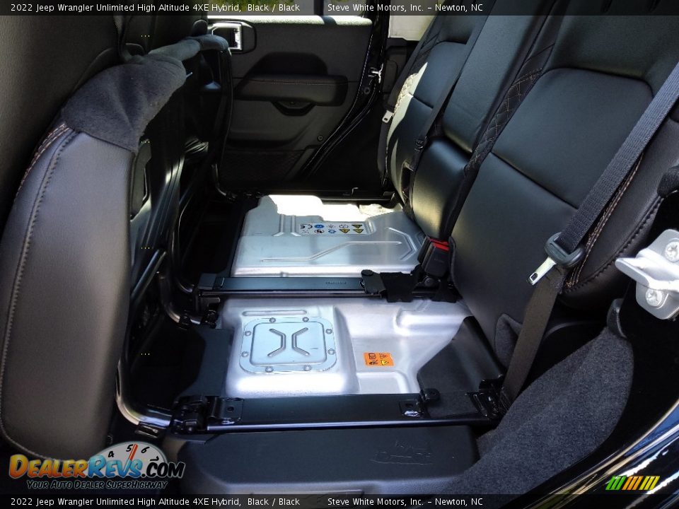 Rear Seat of 2022 Jeep Wrangler Unlimited High Altitude 4XE Hybrid Photo #16