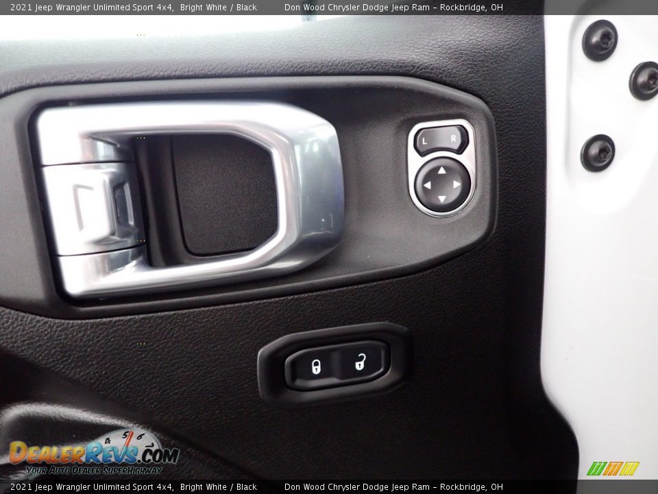 2021 Jeep Wrangler Unlimited Sport 4x4 Bright White / Black Photo #13