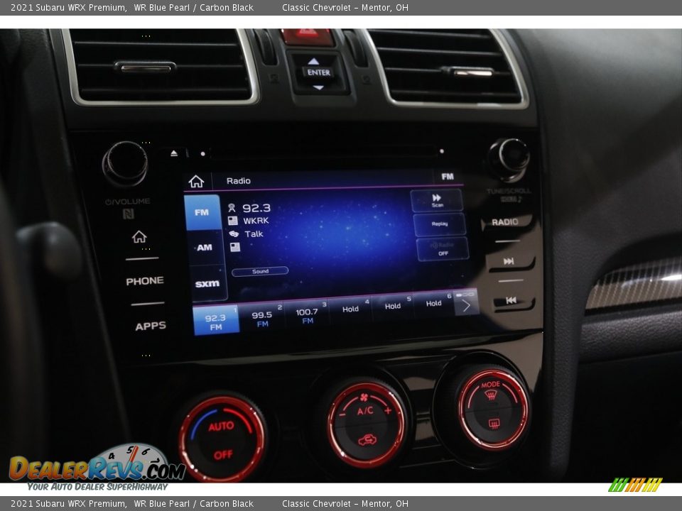 Controls of 2021 Subaru WRX Premium Photo #15