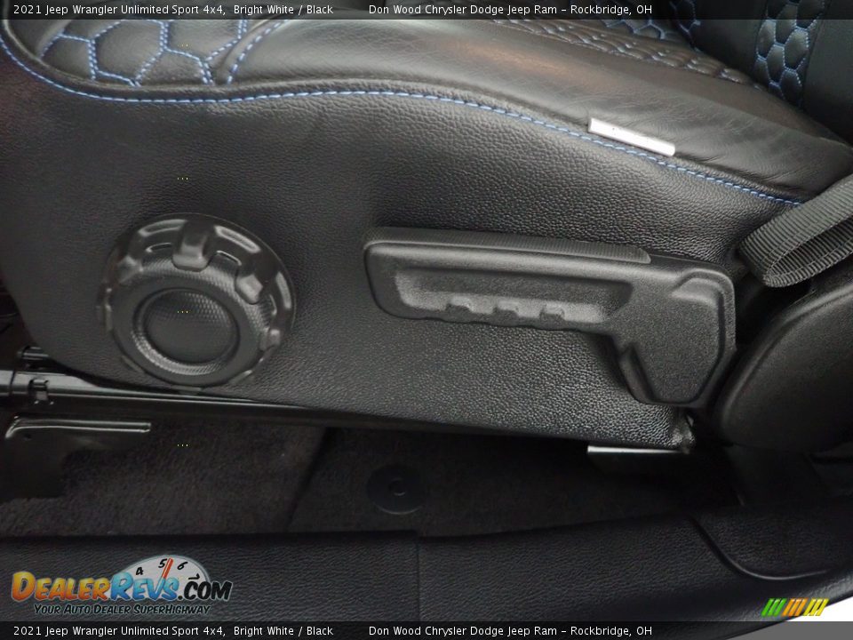 2021 Jeep Wrangler Unlimited Sport 4x4 Bright White / Black Photo #14