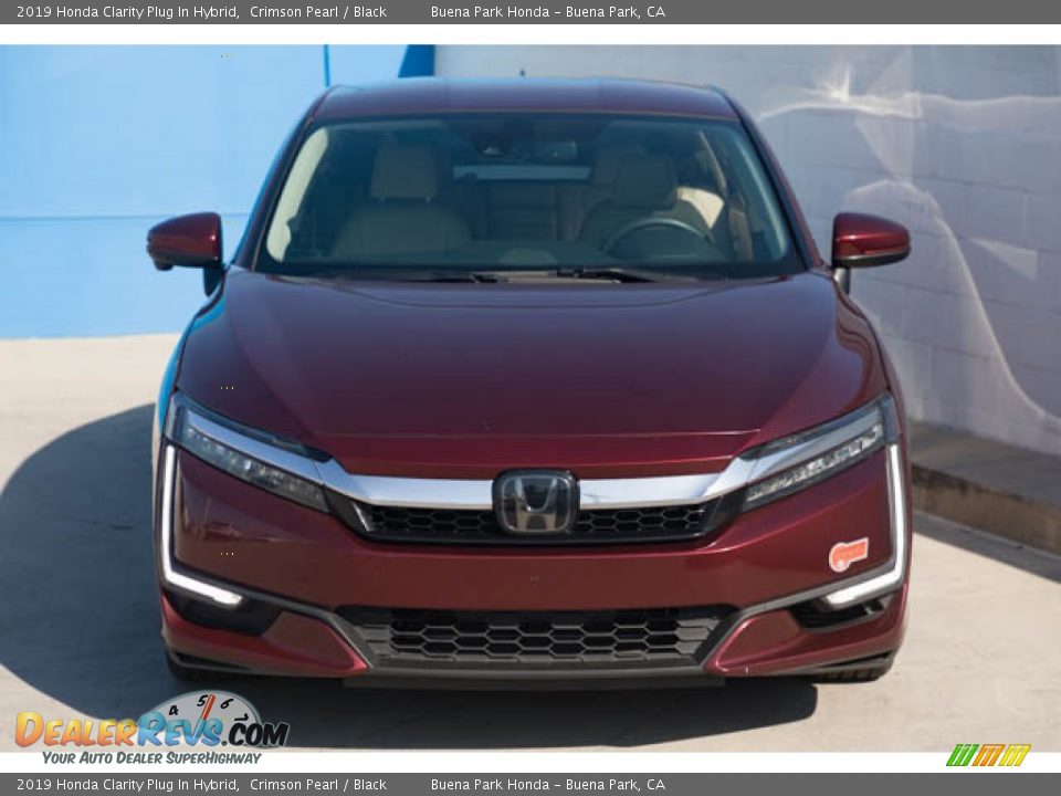 2019 Honda Clarity Plug In Hybrid Crimson Pearl / Black Photo #7