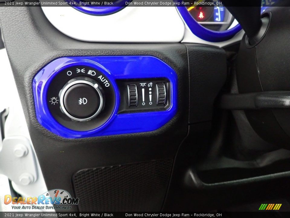 2021 Jeep Wrangler Unlimited Sport 4x4 Bright White / Black Photo #16