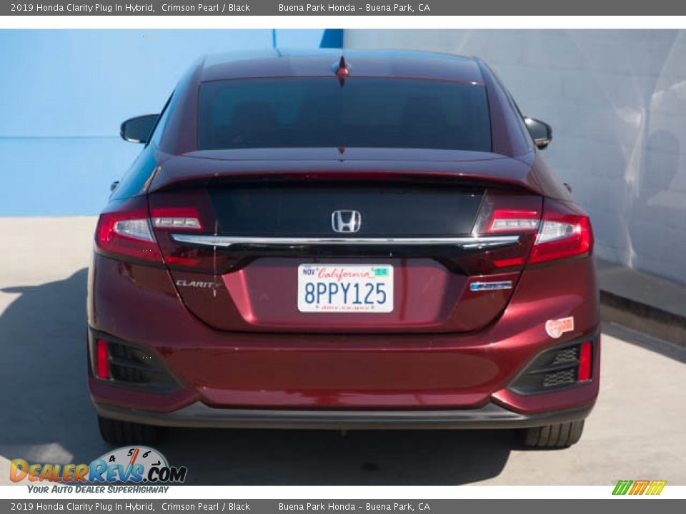 2019 Honda Clarity Plug In Hybrid Crimson Pearl / Black Photo #9