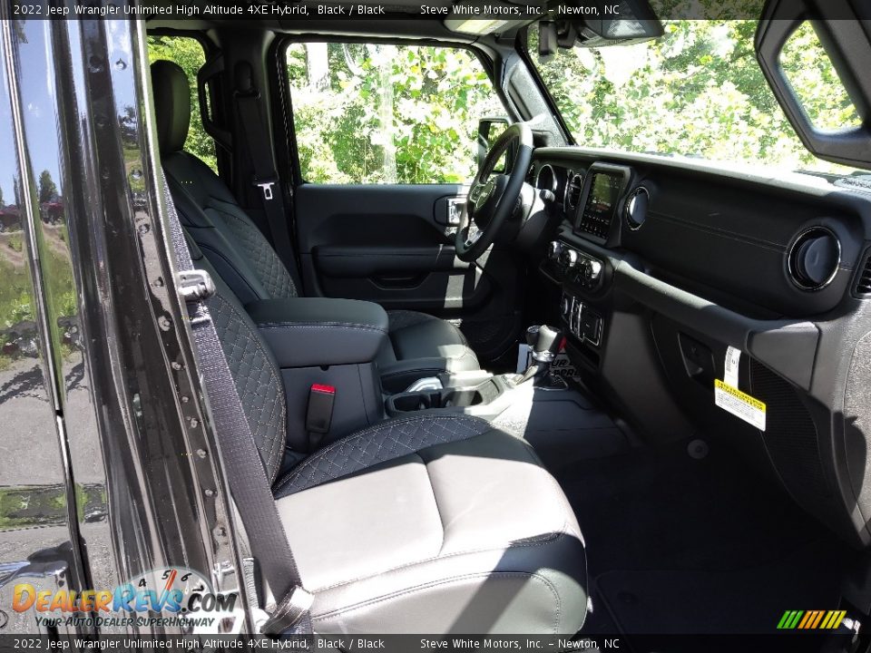 2022 Jeep Wrangler Unlimited High Altitude 4XE Hybrid Black / Black Photo #21