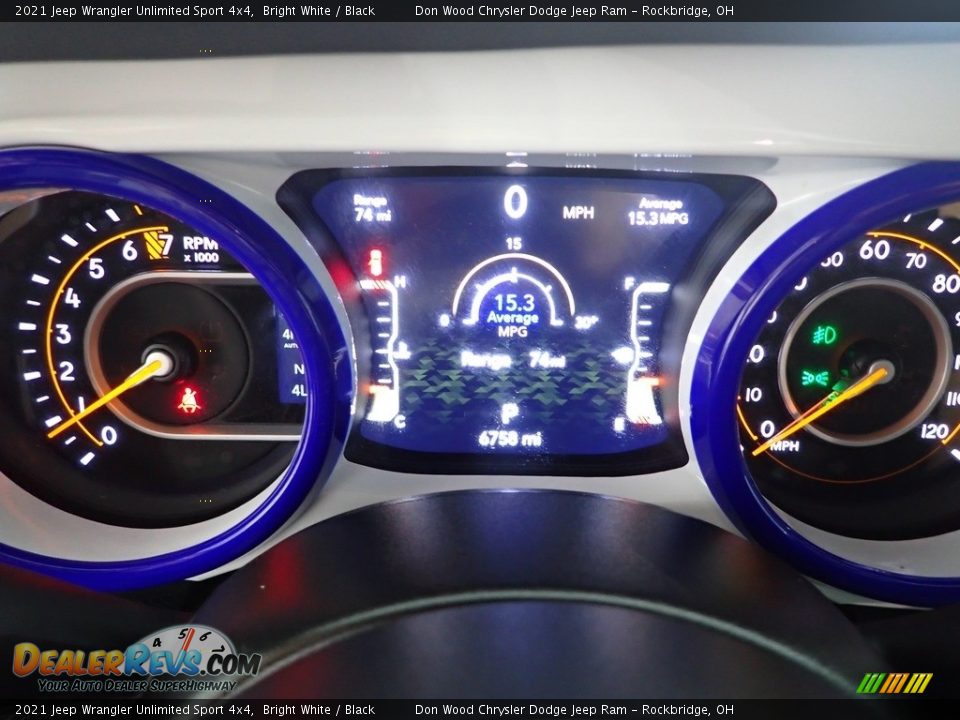 2021 Jeep Wrangler Unlimited Sport 4x4 Bright White / Black Photo #19