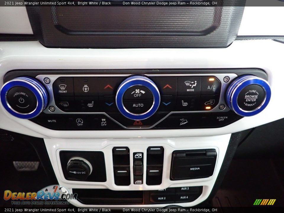 2021 Jeep Wrangler Unlimited Sport 4x4 Bright White / Black Photo #20