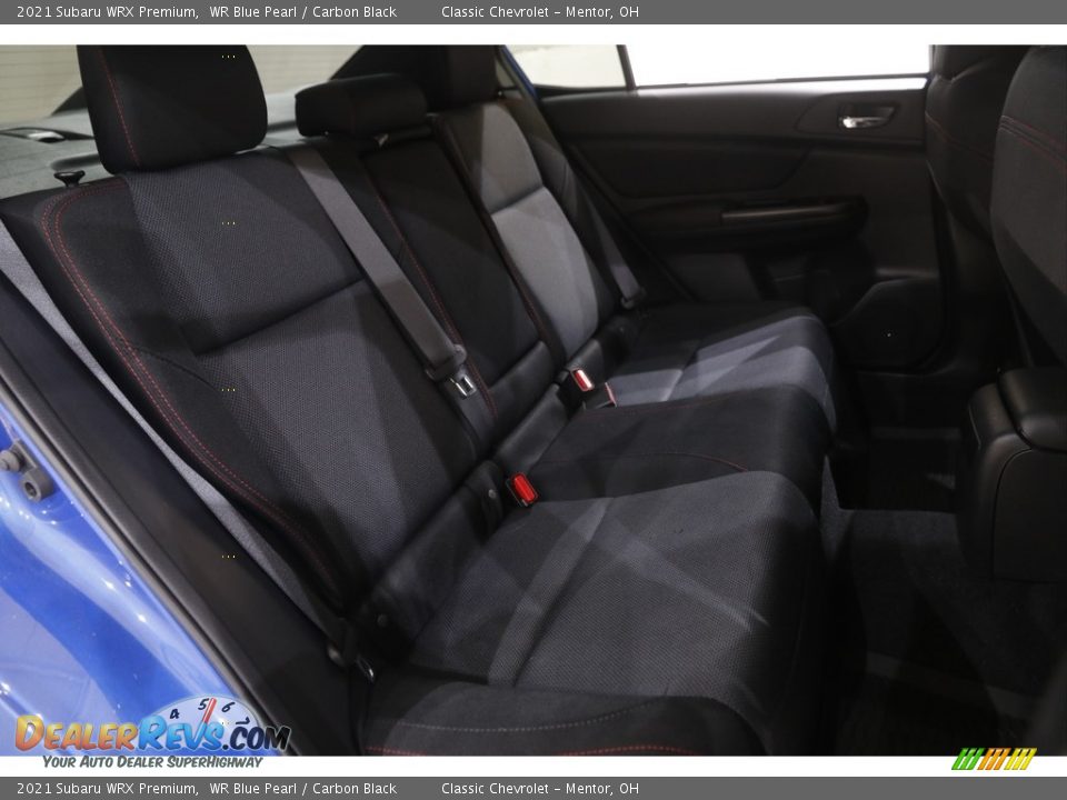 Rear Seat of 2021 Subaru WRX Premium Photo #22
