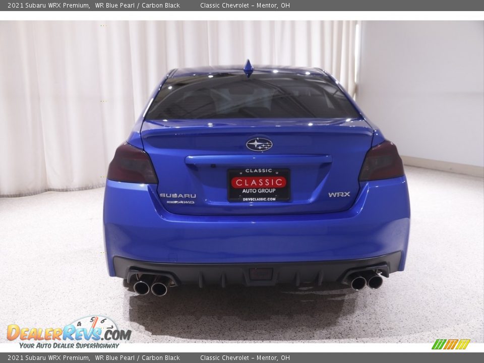 2021 Subaru WRX Premium WR Blue Pearl / Carbon Black Photo #24