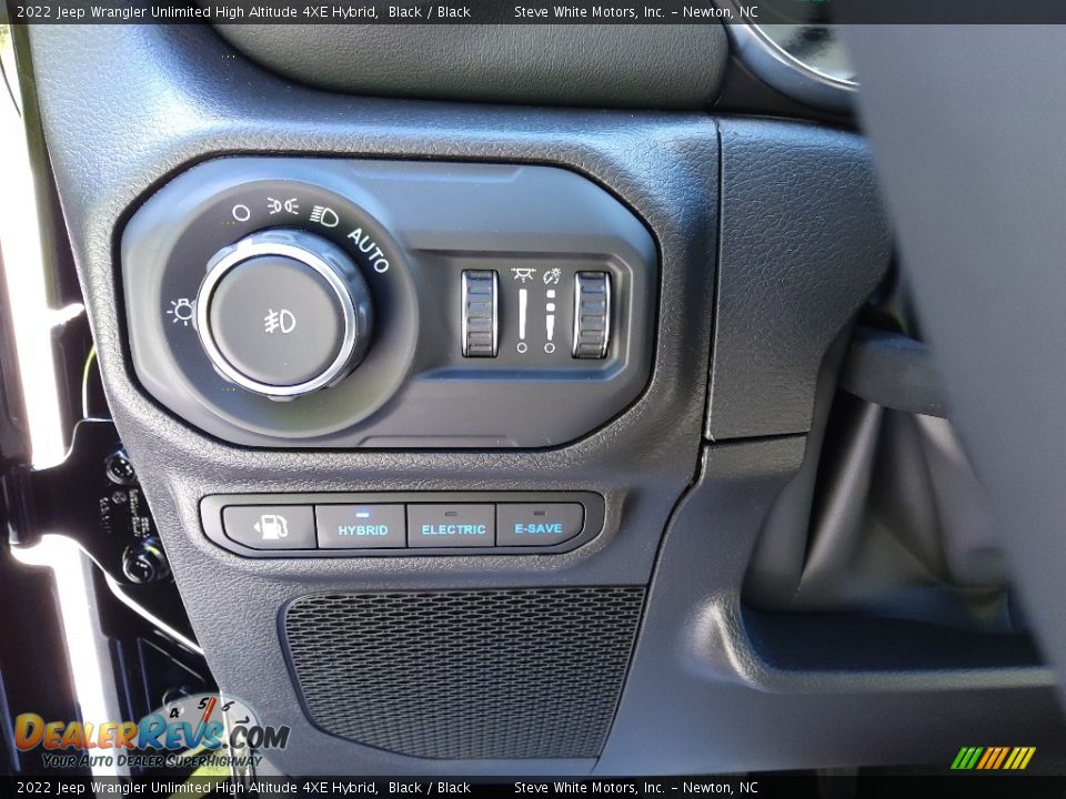Controls of 2022 Jeep Wrangler Unlimited High Altitude 4XE Hybrid Photo #23