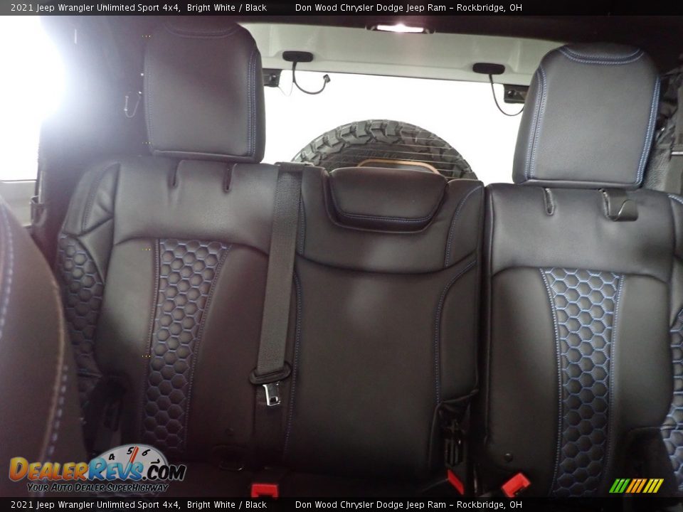 2021 Jeep Wrangler Unlimited Sport 4x4 Bright White / Black Photo #23