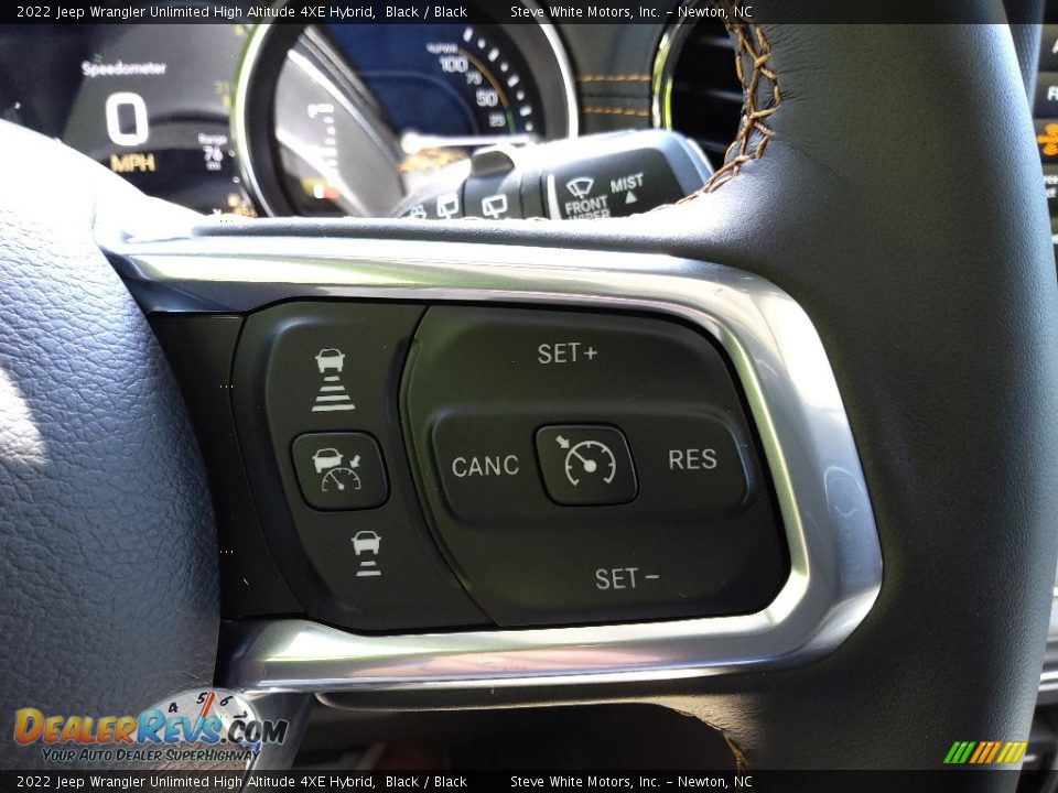 2022 Jeep Wrangler Unlimited High Altitude 4XE Hybrid Steering Wheel Photo #25
