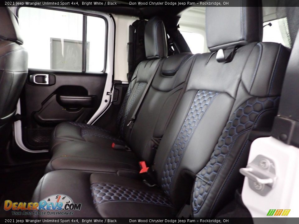2021 Jeep Wrangler Unlimited Sport 4x4 Bright White / Black Photo #25