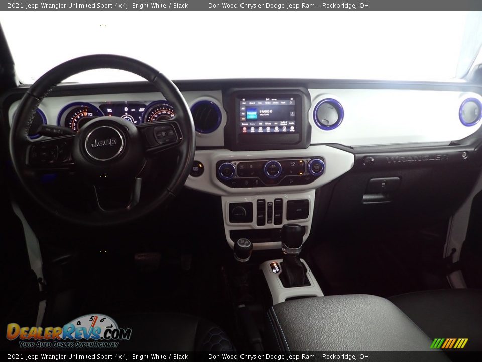 2021 Jeep Wrangler Unlimited Sport 4x4 Bright White / Black Photo #26
