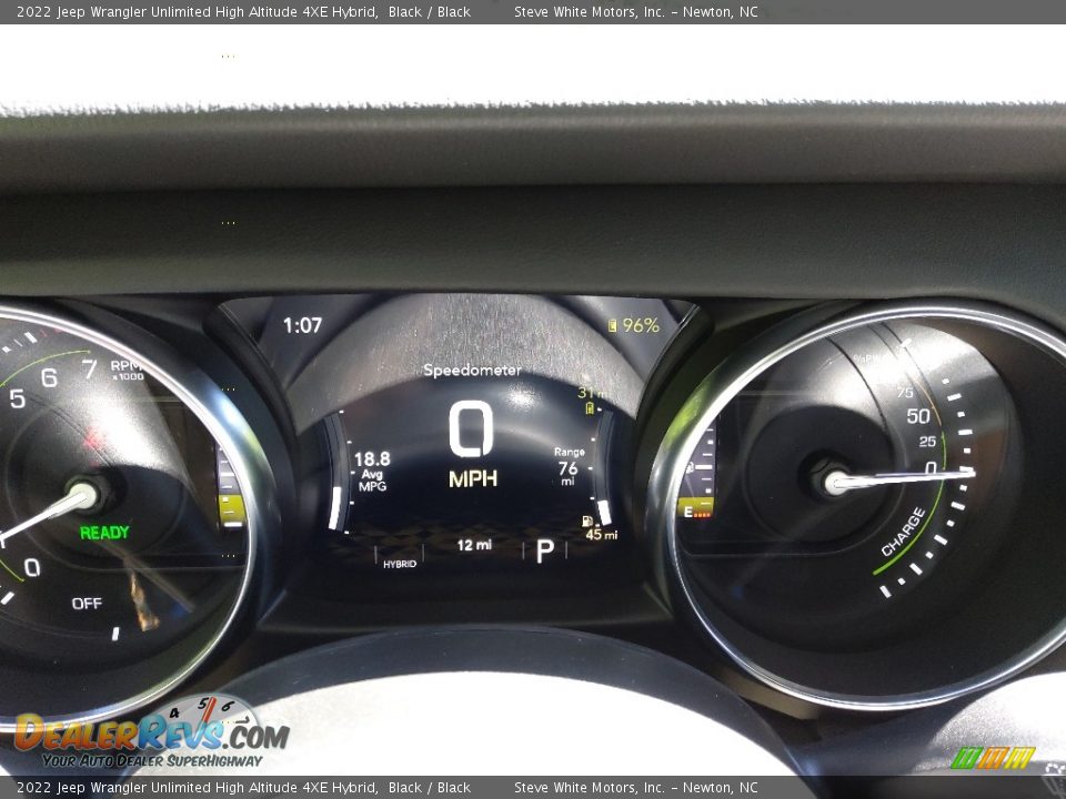 2022 Jeep Wrangler Unlimited High Altitude 4XE Hybrid Gauges Photo #26