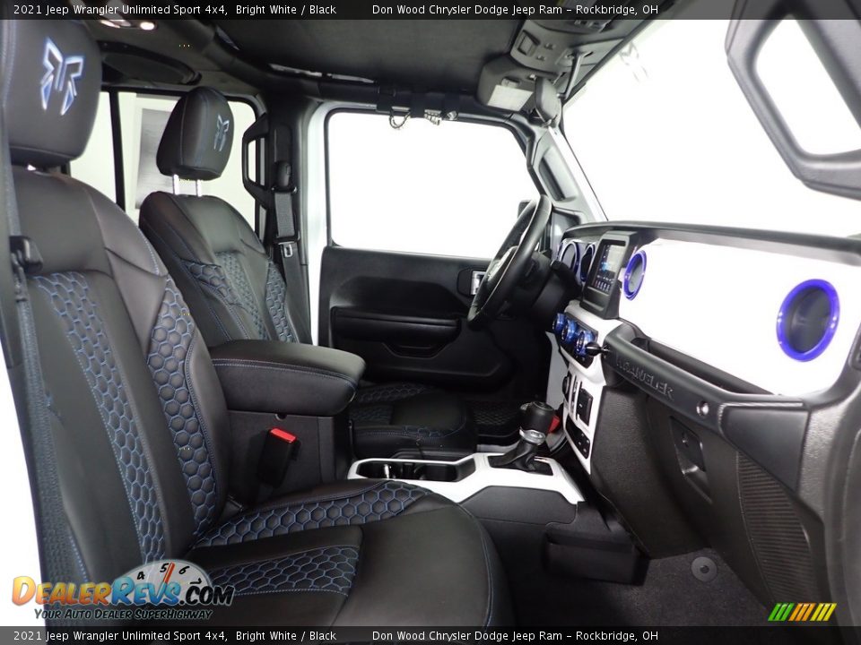 2021 Jeep Wrangler Unlimited Sport 4x4 Bright White / Black Photo #28