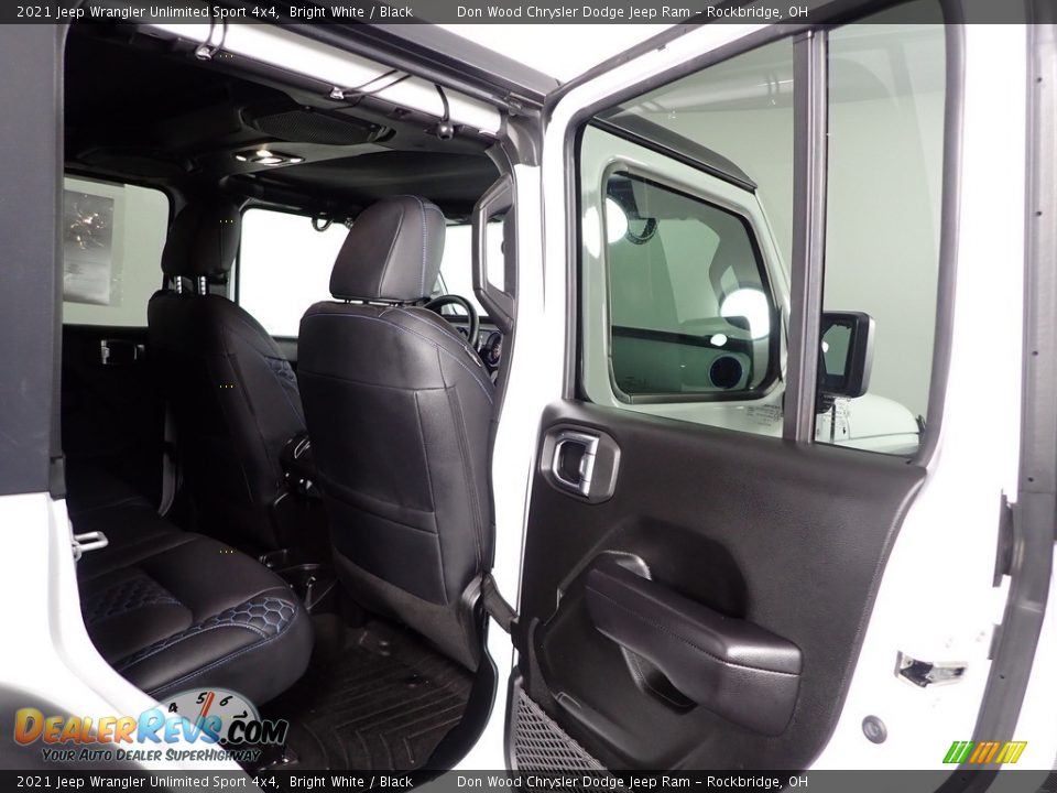 2021 Jeep Wrangler Unlimited Sport 4x4 Bright White / Black Photo #29