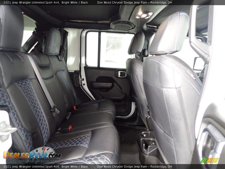 2021 Jeep Wrangler Unlimited Sport 4x4 Bright White / Black Photo #30