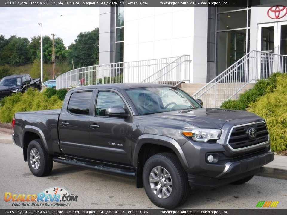 2018 Toyota Tacoma SR5 Double Cab 4x4 Magnetic Gray Metallic / Cement Gray Photo #1