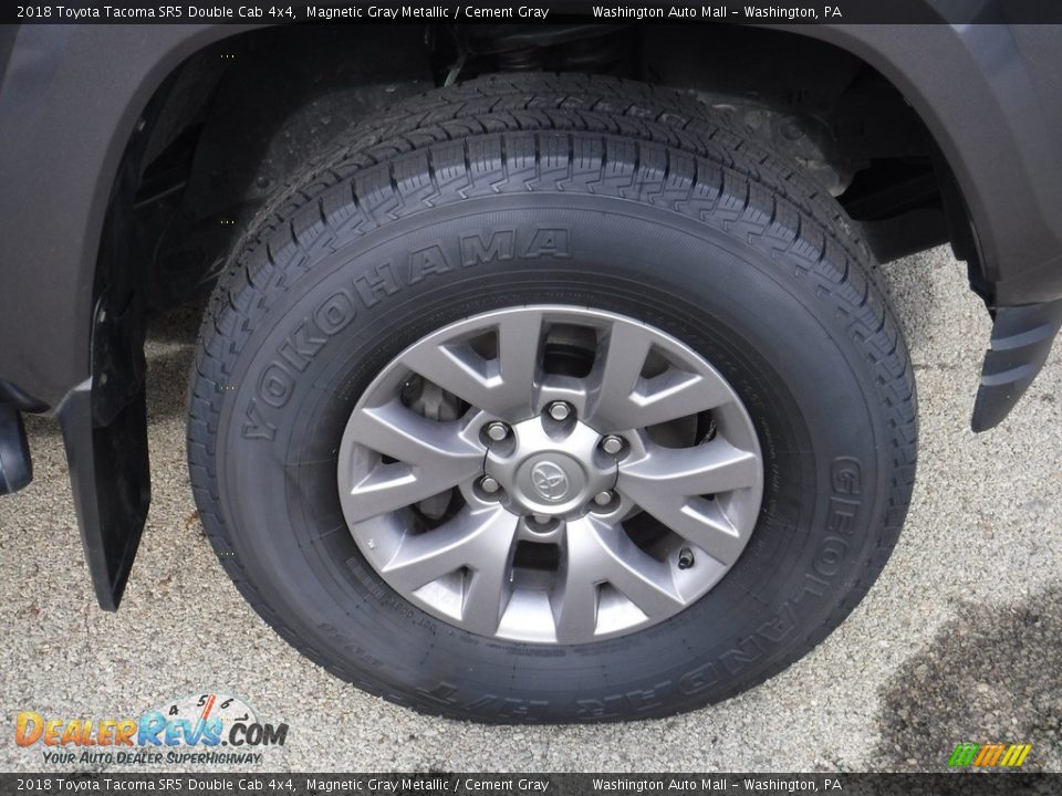 2018 Toyota Tacoma SR5 Double Cab 4x4 Magnetic Gray Metallic / Cement Gray Photo #11