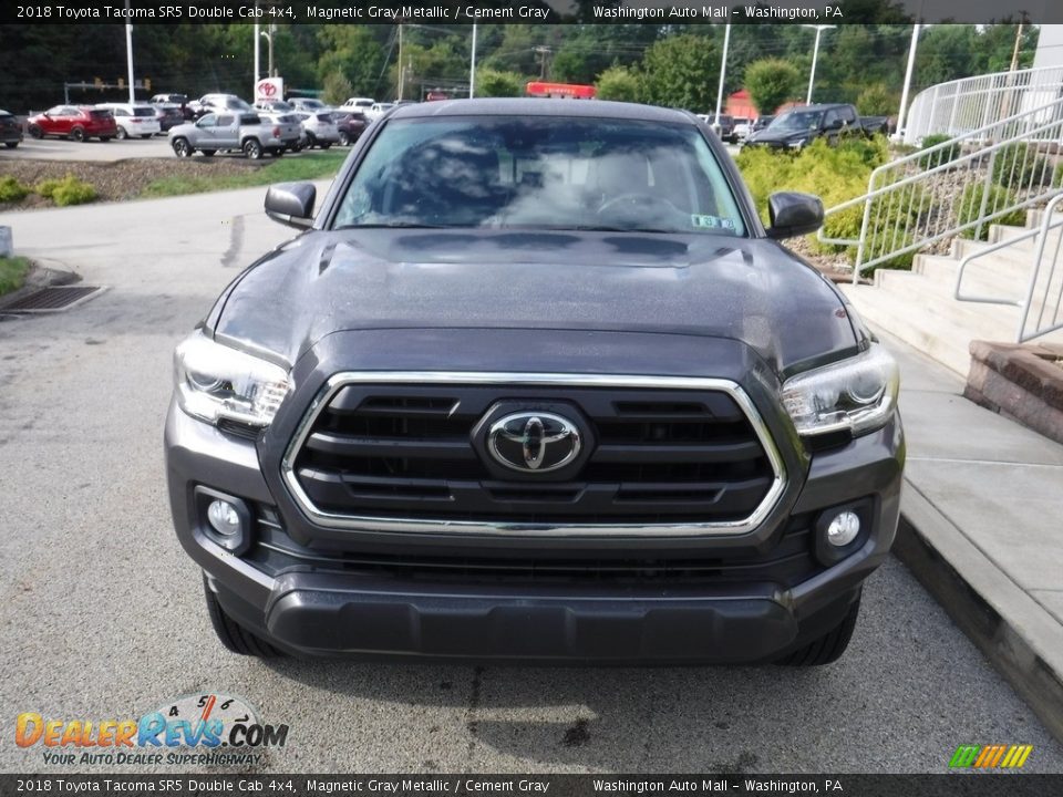 2018 Toyota Tacoma SR5 Double Cab 4x4 Magnetic Gray Metallic / Cement Gray Photo #12