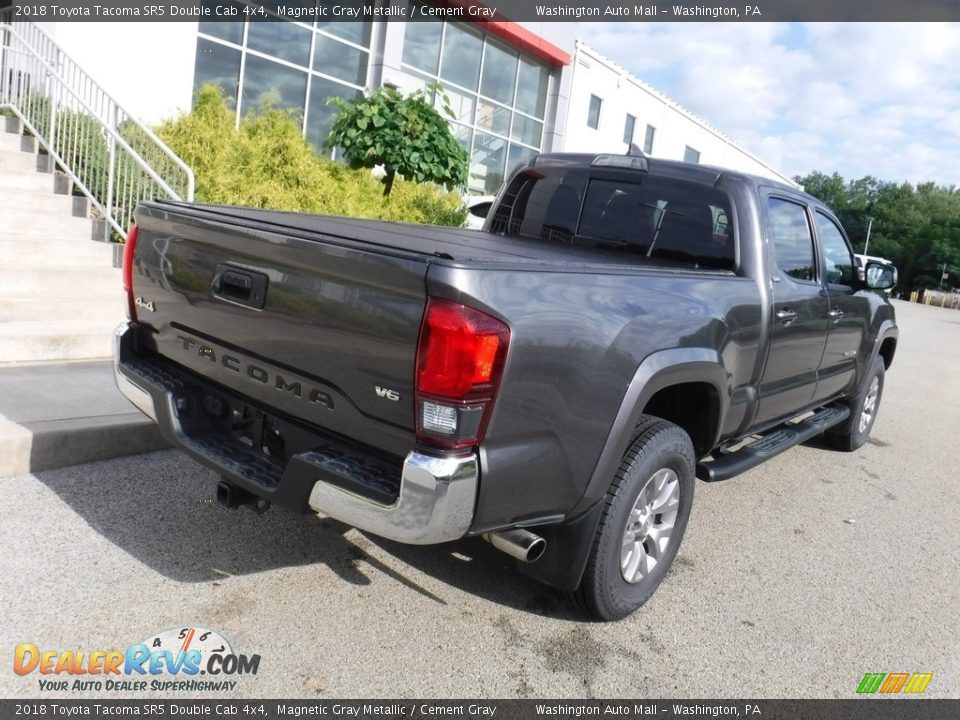 2018 Toyota Tacoma SR5 Double Cab 4x4 Magnetic Gray Metallic / Cement Gray Photo #16