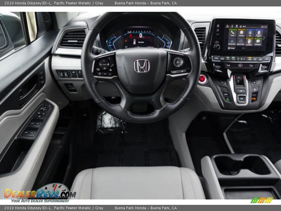 2019 Honda Odyssey EX-L Pacific Pewter Metallic / Gray Photo #5