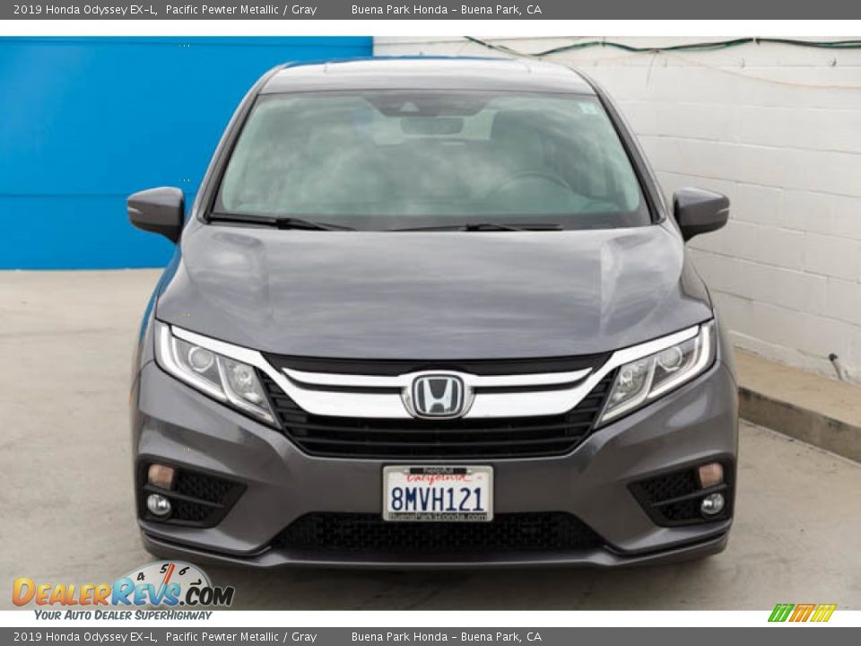 2019 Honda Odyssey EX-L Pacific Pewter Metallic / Gray Photo #7