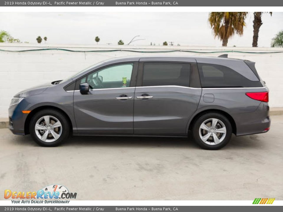 2019 Honda Odyssey EX-L Pacific Pewter Metallic / Gray Photo #8