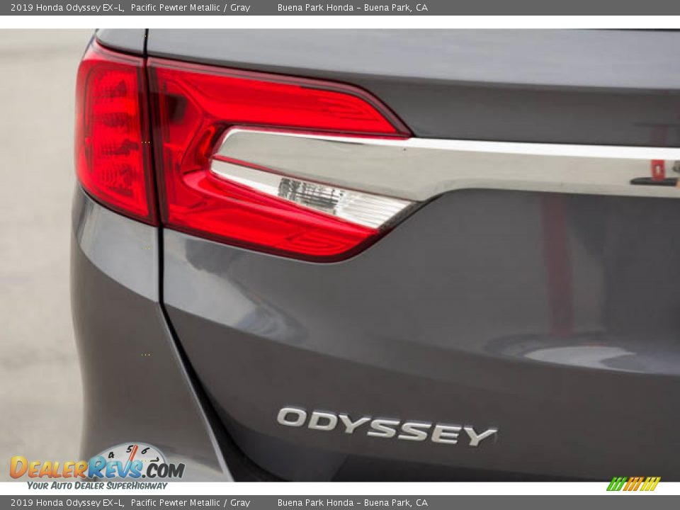 2019 Honda Odyssey EX-L Pacific Pewter Metallic / Gray Photo #10