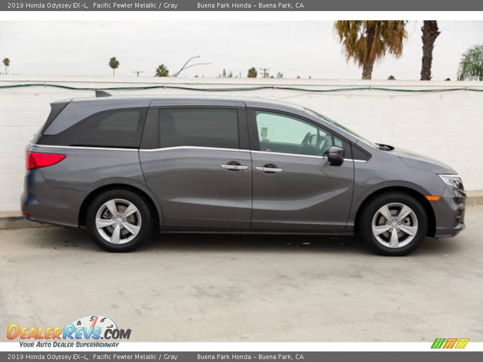 2019 Honda Odyssey EX-L Pacific Pewter Metallic / Gray Photo #12