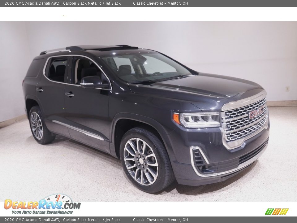 2020 GMC Acadia Denali AWD Carbon Black Metallic / Jet Black Photo #1