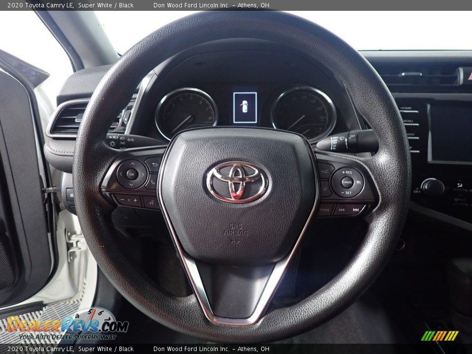 2020 Toyota Camry LE Super White / Black Photo #27