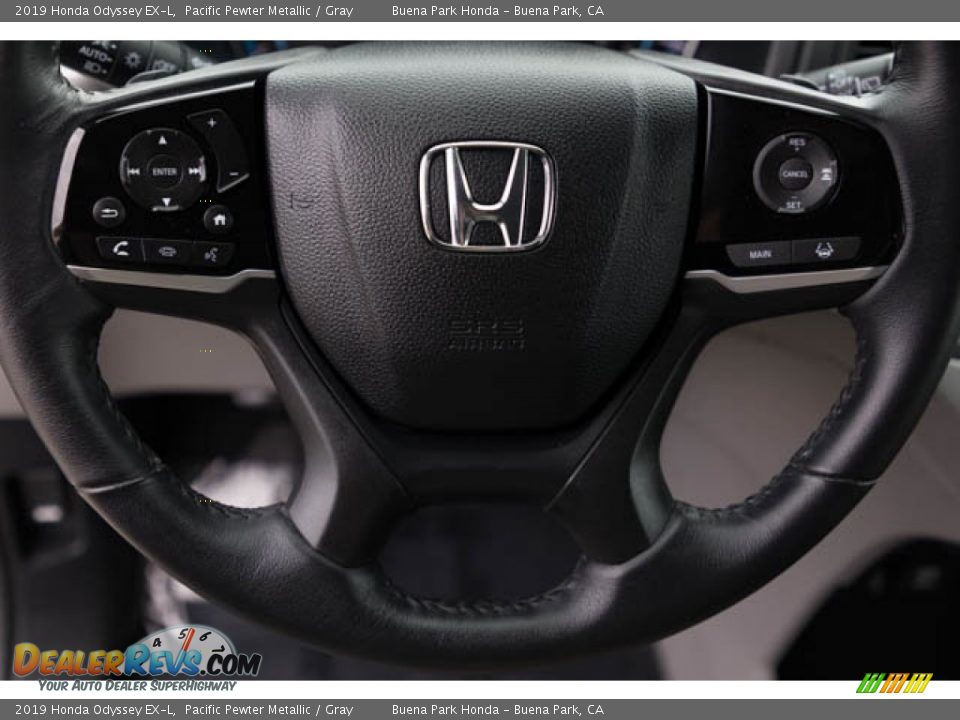 2019 Honda Odyssey EX-L Pacific Pewter Metallic / Gray Photo #13