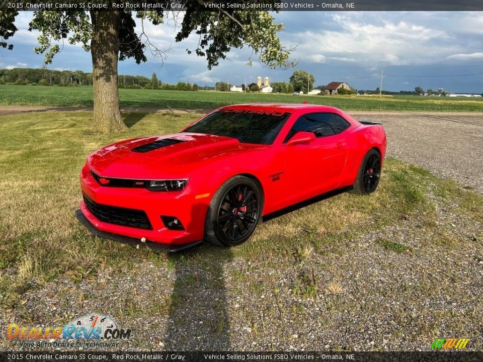 2015 Chevrolet Camaro SS Coupe Red Rock Metallic / Gray Photo #2