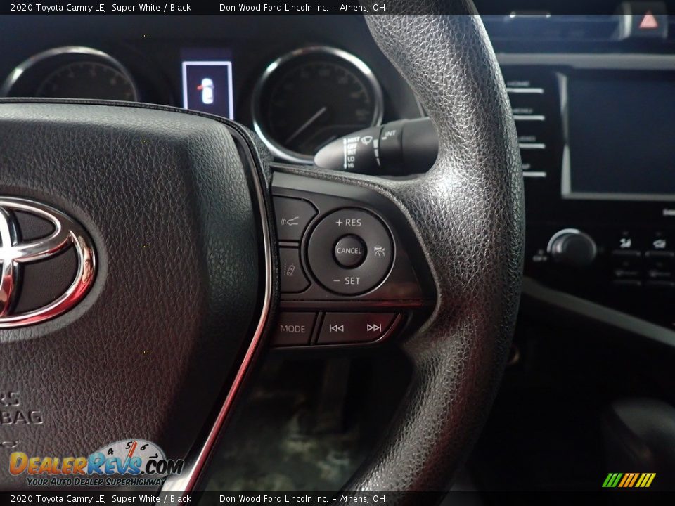 2020 Toyota Camry LE Super White / Black Photo #30