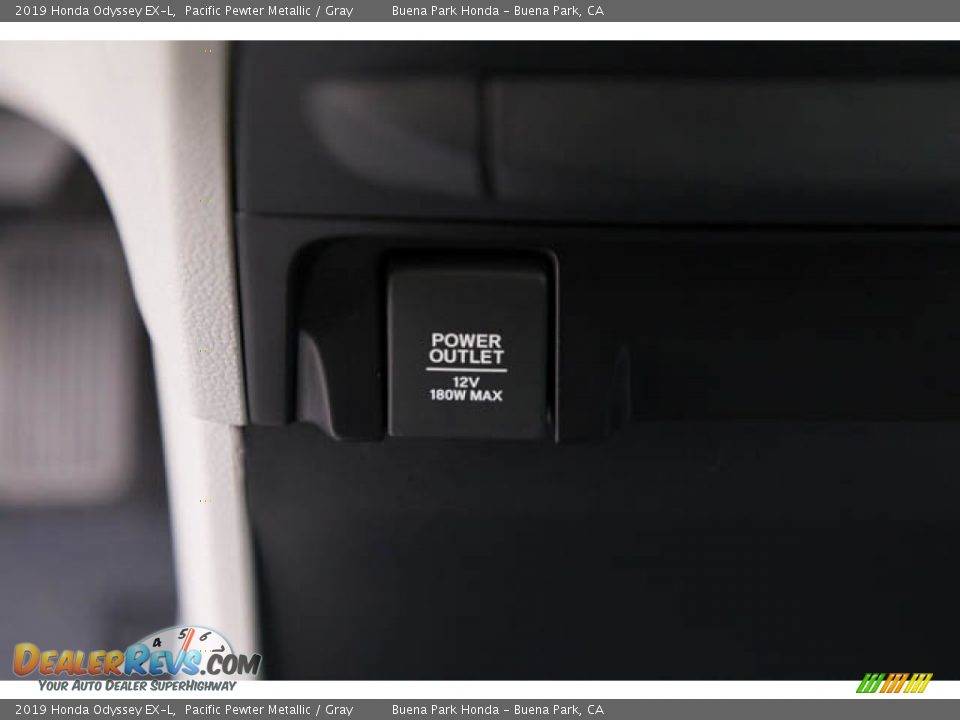 2019 Honda Odyssey EX-L Pacific Pewter Metallic / Gray Photo #17