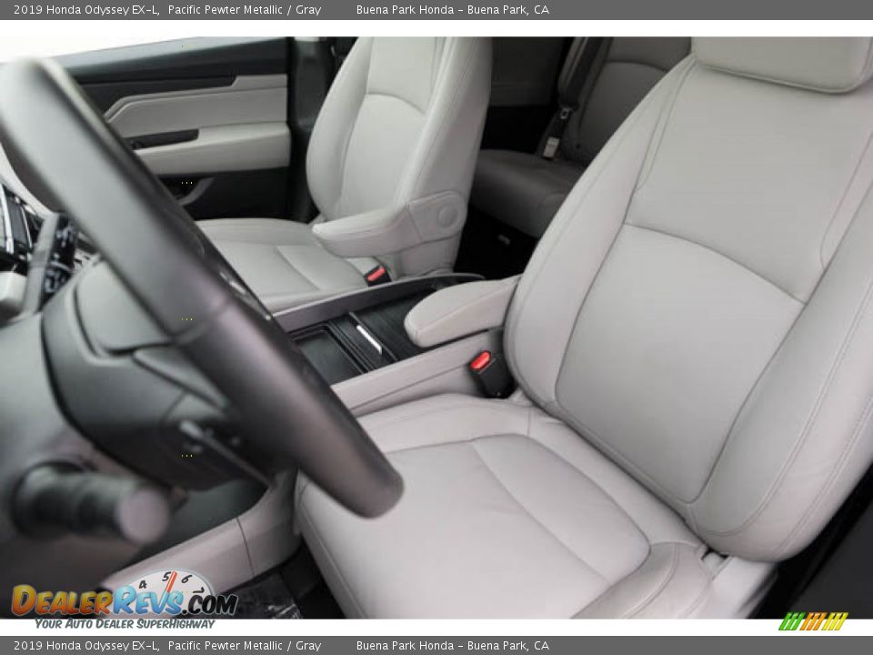 2019 Honda Odyssey EX-L Pacific Pewter Metallic / Gray Photo #19