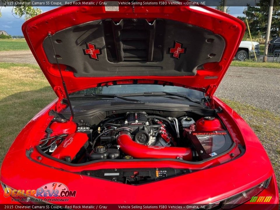 2015 Chevrolet Camaro SS Coupe Red Rock Metallic / Gray Photo #8