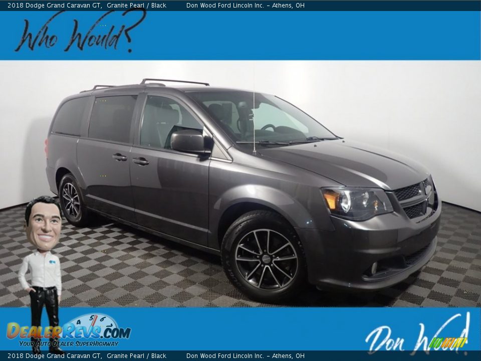 2018 Dodge Grand Caravan GT Granite Pearl / Black Photo #1